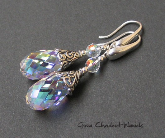 kryształ Swarovski aurora borealis Gosia Chruściel-Waniek