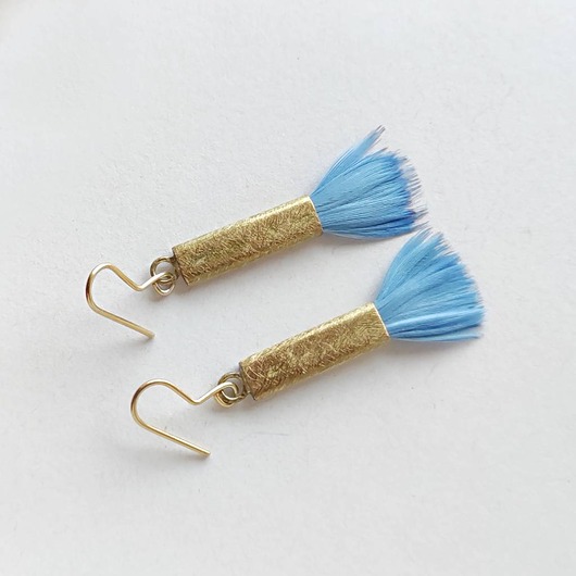 kolczyki z piórami PIÓRKO kolczyki