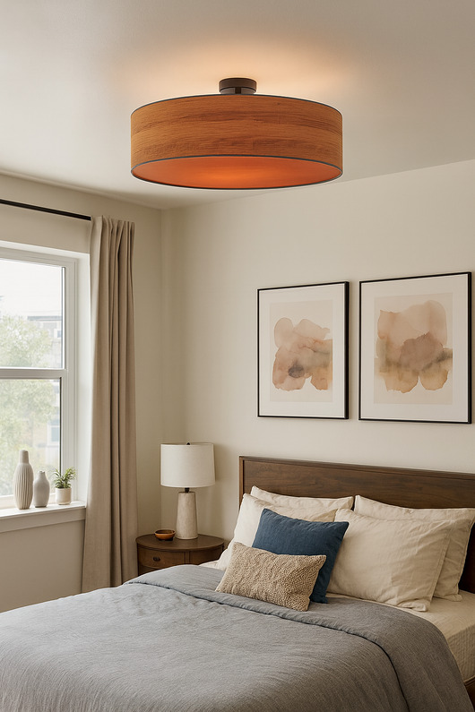 plafony Lampa sufitowa do sypialni w stylu skandynawskim WENECJA ECO fi - 60 cm