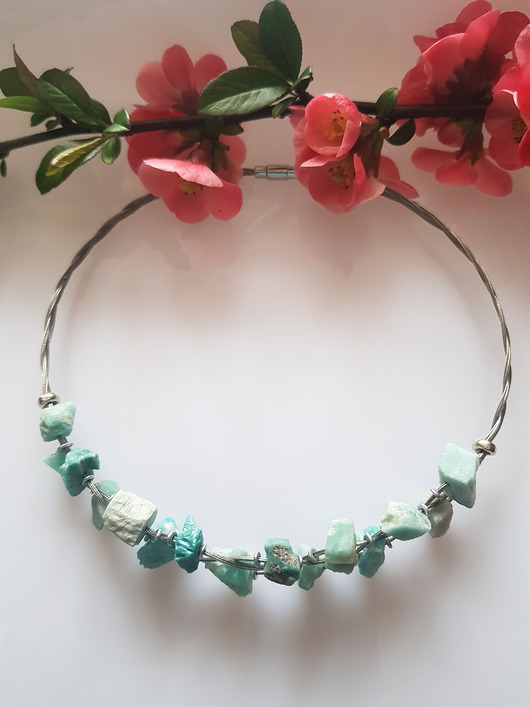 naszyjniki - inne Amazonit Naturalnie