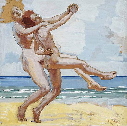 obrazy Tancerze  - Frantisek Kupka - dekoracja ścienna