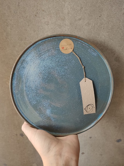 Ceramiczny talerz   Blue POTPOTSTUDIO