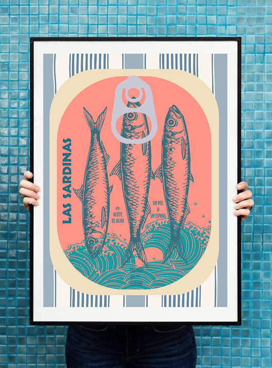 plakaty Plakat Sardynki