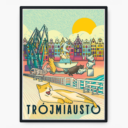 plakaty Plakat Trójmiausto