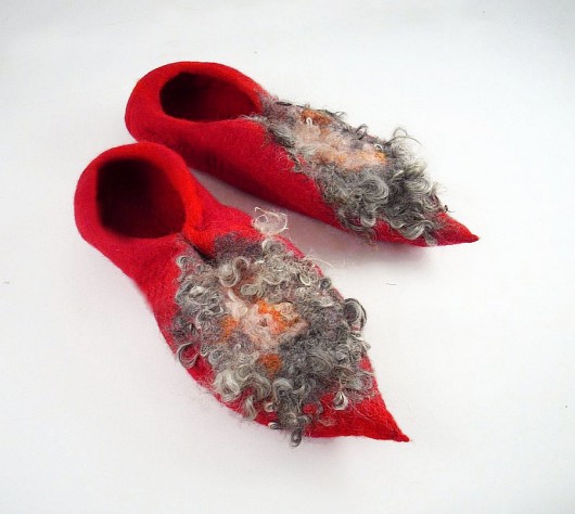 Ethno House Shoes / Roz 38/39 filcant