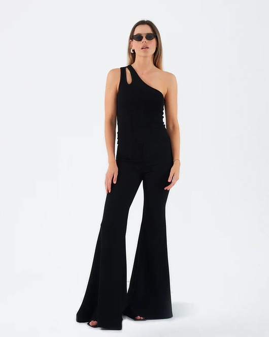 topy damskie Top Tear czarny