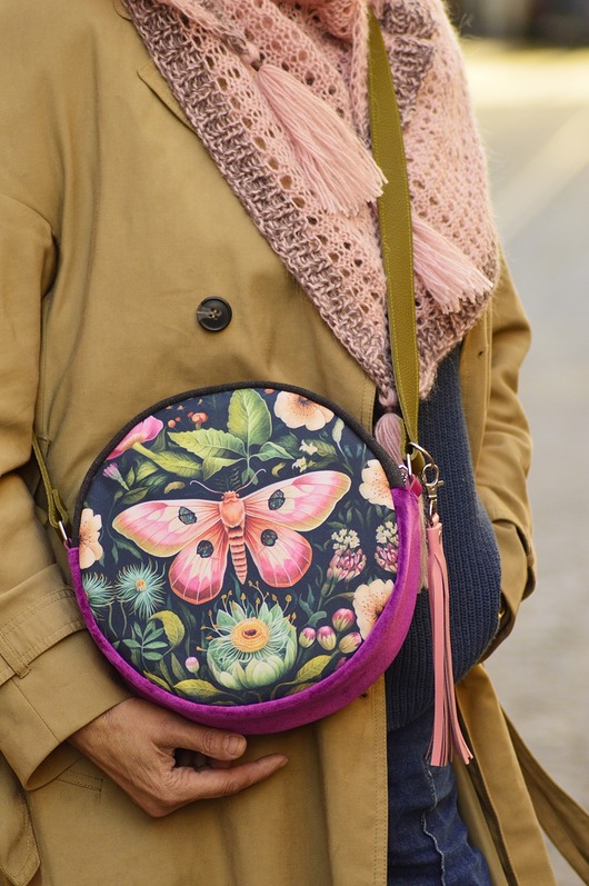 torby na ramię Okrągla "Ćma"