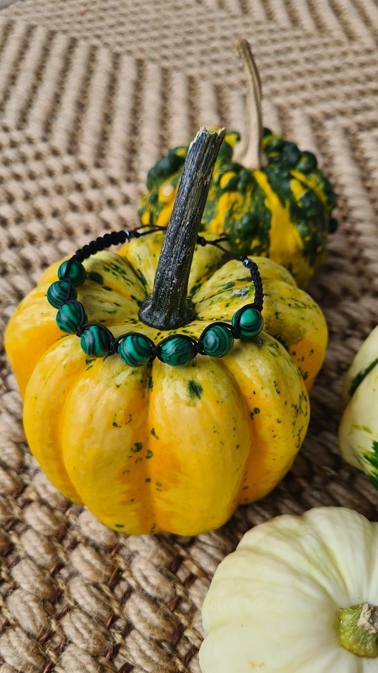 biżuteria męska Bransoletka MALACHIT