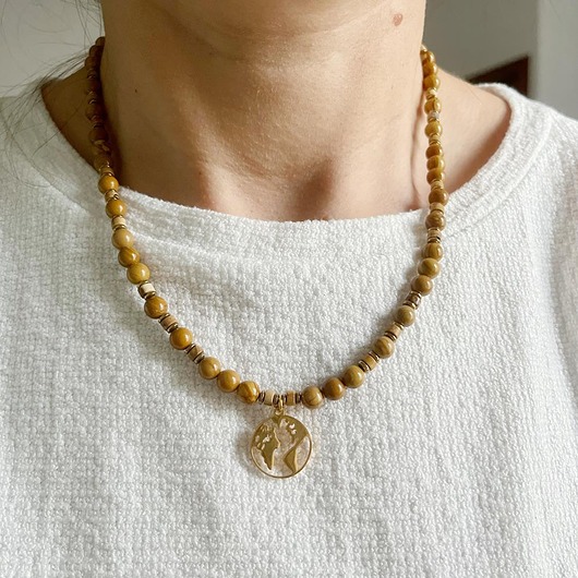 bransoletki z kamieni naturalnych Naszyjnik Ziemia