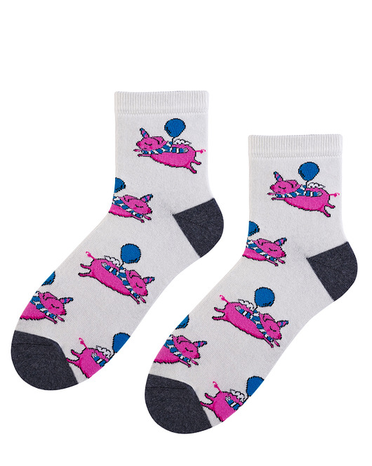 Skarpetki damskie Świnki Popsox