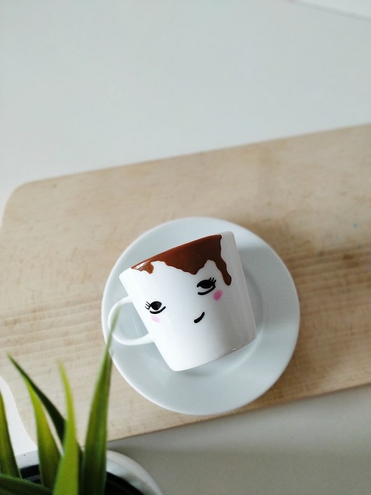 filiżanka + spodek do espresso 100 ml MUKI design
