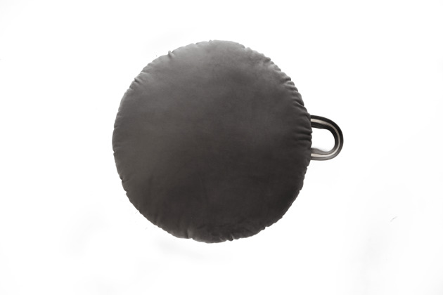 poduszki gładkie Poduszka siedzisko - SZARA