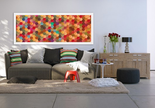 OBRAZ NA PŁÓTNIE - ABSTRAKCJA - 150x60cm LUdesign gallery