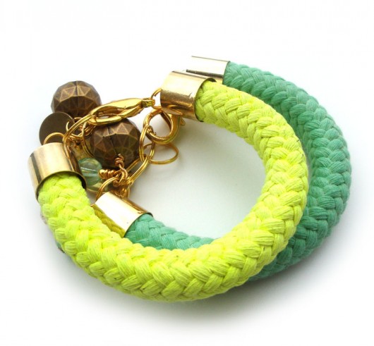 Komplet / mięta + neon Monika Roth