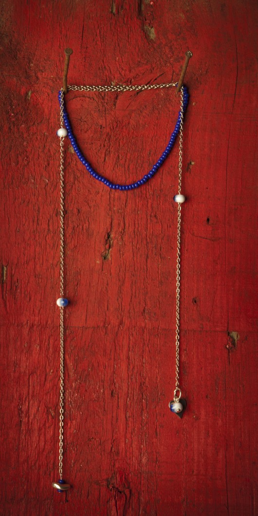 Szklany naszyjnik Kyoto collar de maka