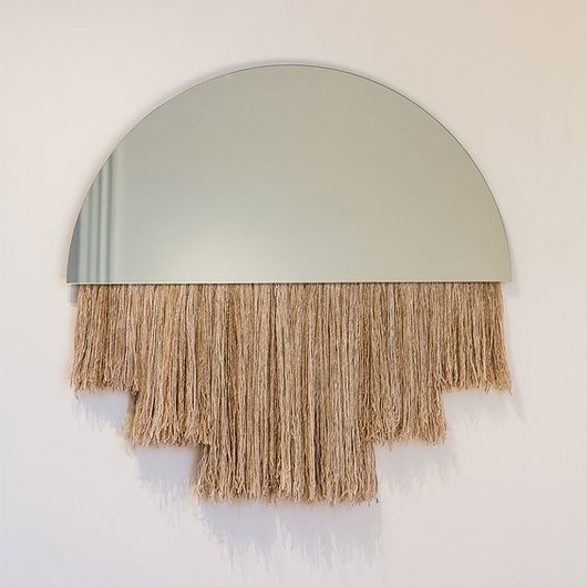 lustra stojące i wiszące Lustro dekoracyjne Boho