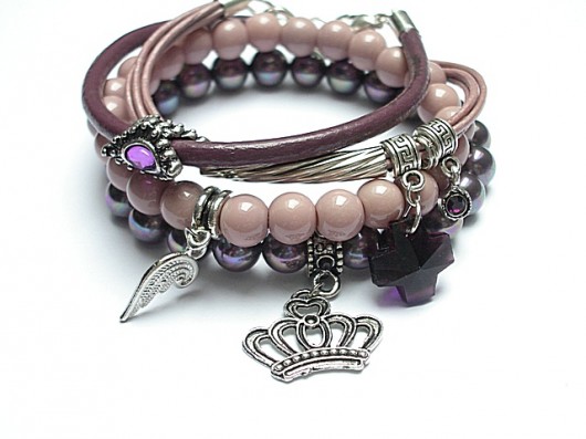 Antracyt and vintage rose - set KiKa pracownia