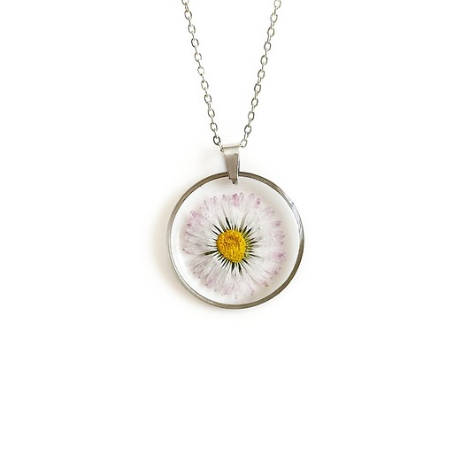 naszyjniki - inne Naszyjnik z kwiatami, prezent dla kobiet