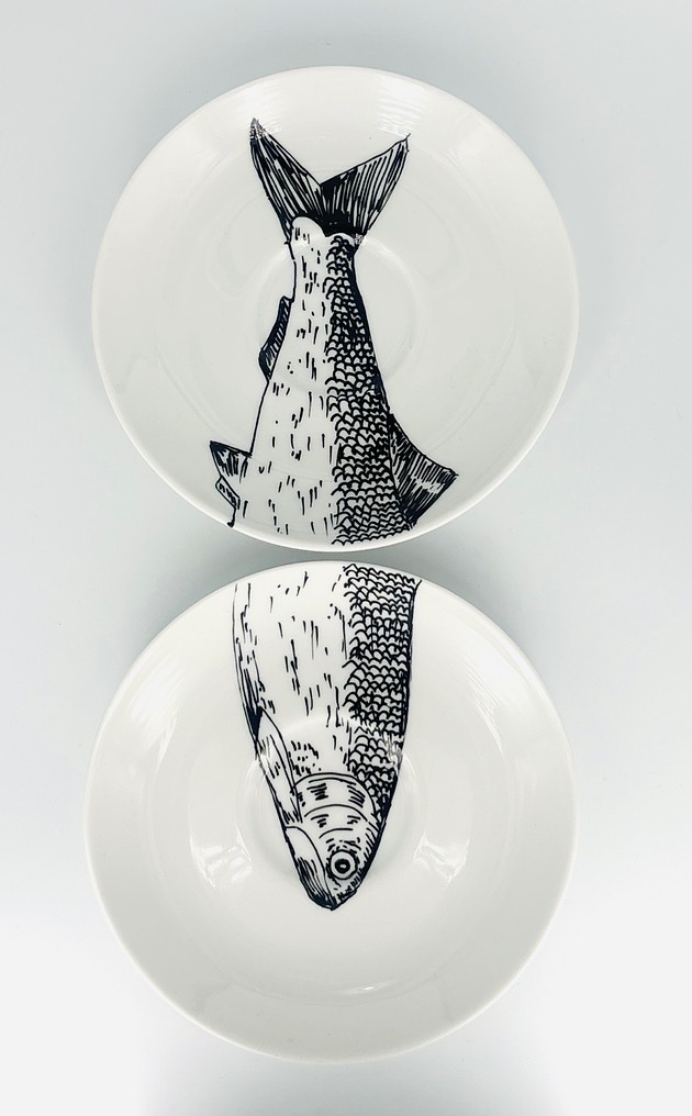 Ozdoby na ścianę Ryby puzzle