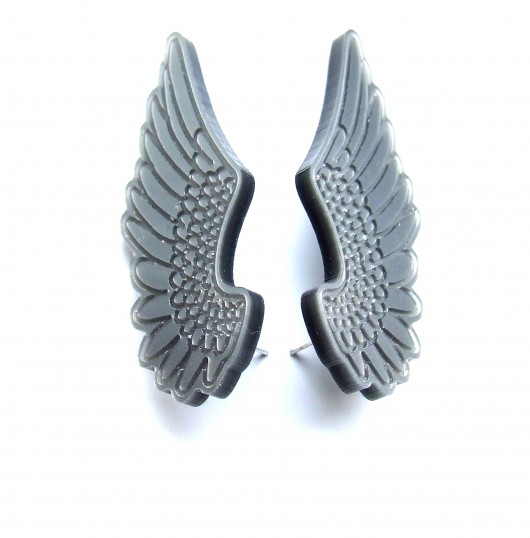 Kolczyki wings srebrne skrzydła  Kraina czaru