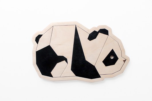 Puzzle "Zwierzęta egzotyczne - panda" Wodle