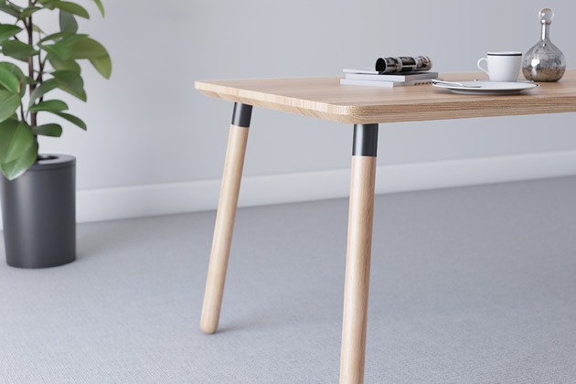 stoły Nogi drewniane do stołu okrągłe  71cm