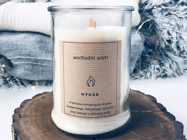 świece zapachowe Duża świeca sojowa Wschodni Wiatr
