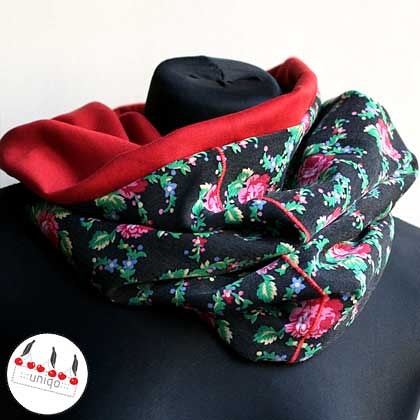 ::: FOLK BLACK&RED ::: uniqo