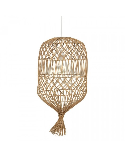 lampy wiszące Lampa Wisząca Pleciona Rattan Jordi