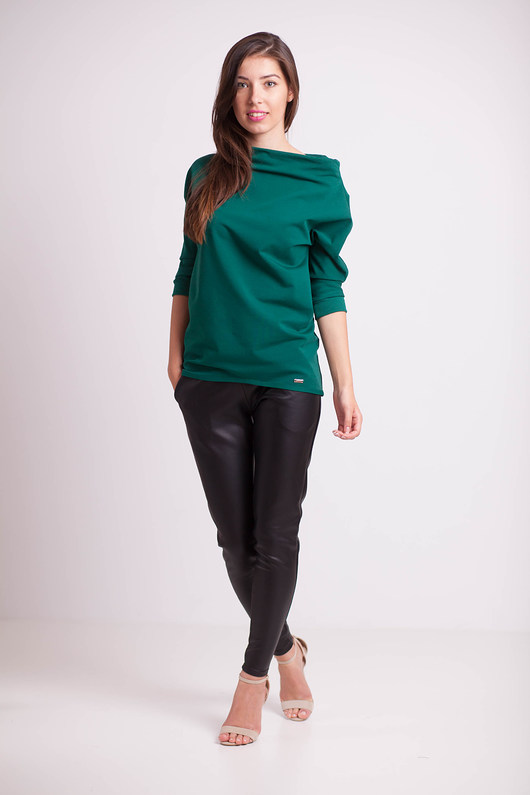 Bluza dresowa kimono zielona Ynlow