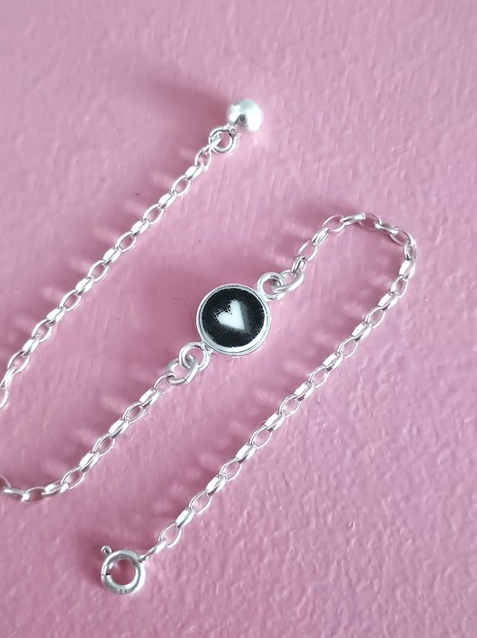 bransoletki ceramiczne Bransoletka z serduszkiem