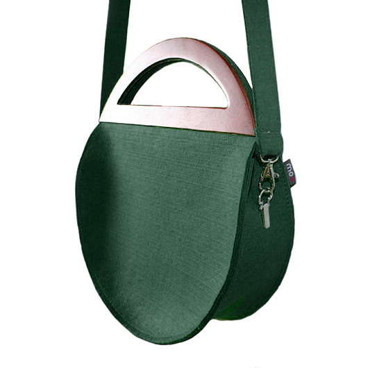 Round Glamour Bottle Green moo studio