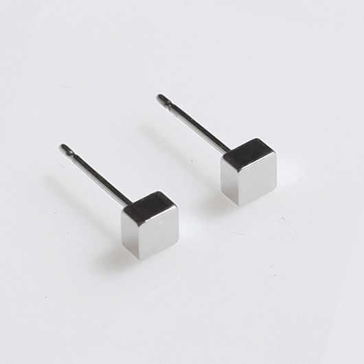 kolczyki srebrne Kolczyki srebrne Kostki