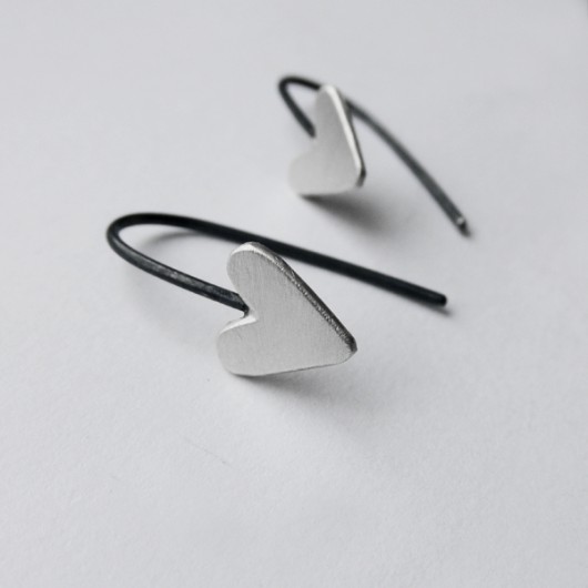 kolczyki srebrne Kolczyki srebrne SERDUSZKO