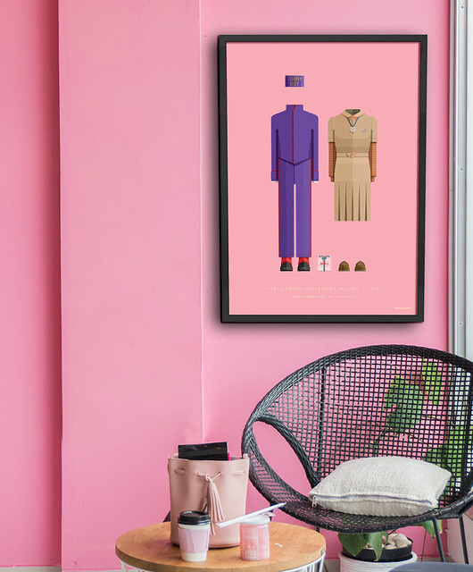 plakaty Grand Budapest Hotel - plakat fine art