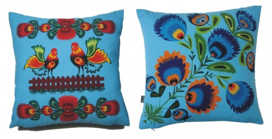 Dwie poduszki folk Gaul Designs