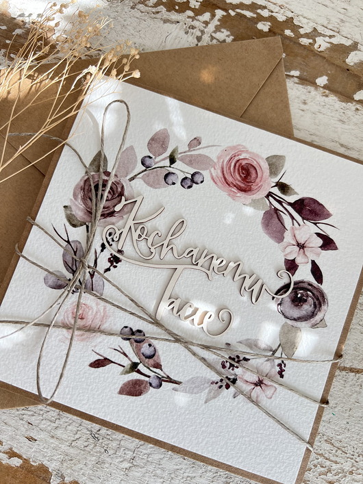 kartki scrapbooking Ręcznie robiona kartka na dzień ojca dla kochanego taty - pomysł na prezent h