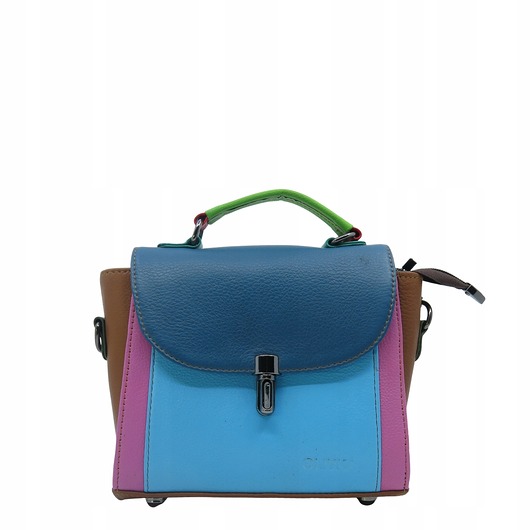 torby na ramię Torebka damska do ręki elegancka skórzana, pasek, handmade upcycling OLIVKA