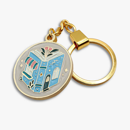 breloki dla niego Brelok "Książkowy domek"