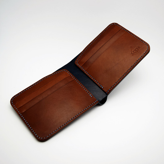portfele męskie Portfel ręcznie robiony ze skóry naturalnej