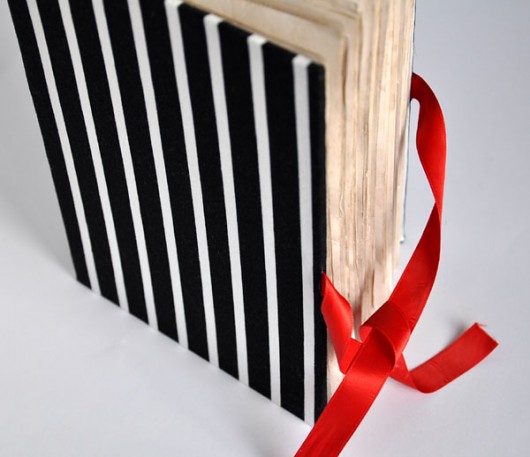 notatnik, pamiętnik STRIPES red beniaminka