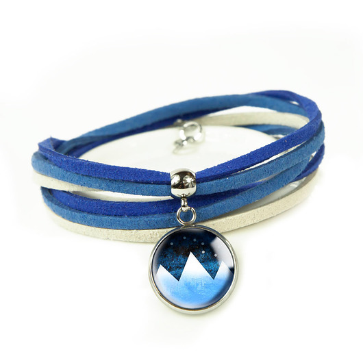 bransoletki ze szkła Tatry bransoletka z rzemieniami