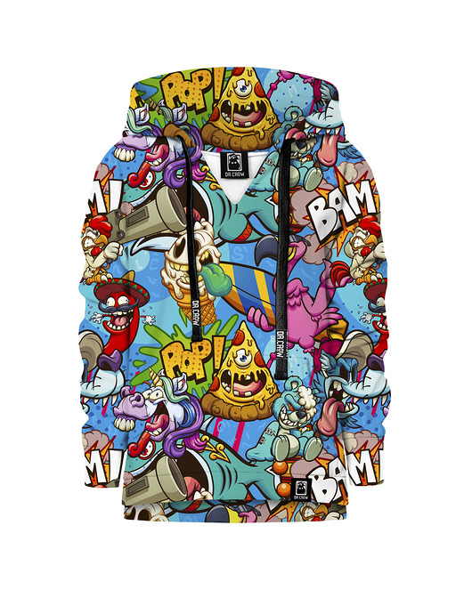 bluzy dla chłopców Bluza Chłopiec DR.CROW Cartoon