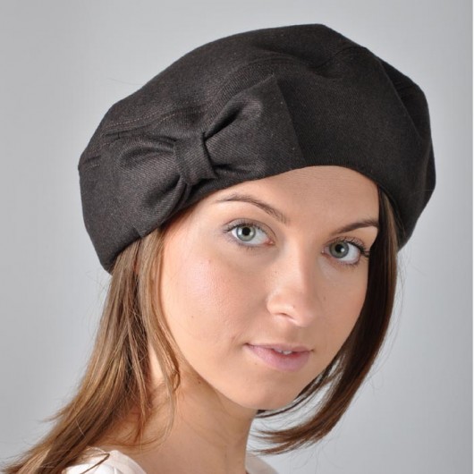 Czekoladowy beret umodystki
