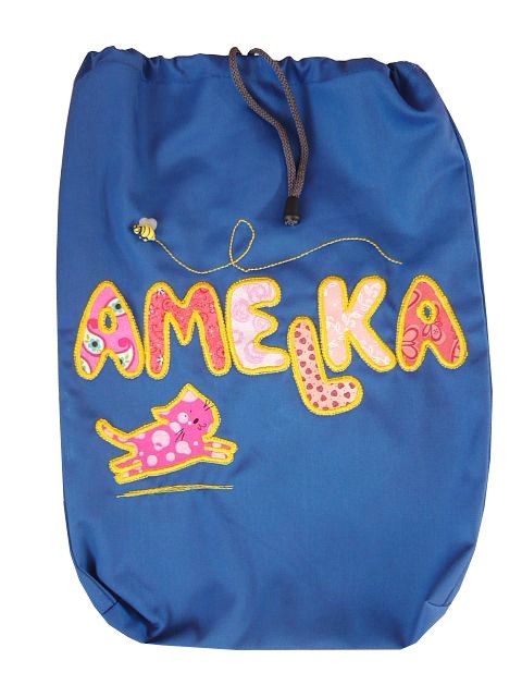 Amelka -worek dla przedszkolaka z imieniem  Gazynia