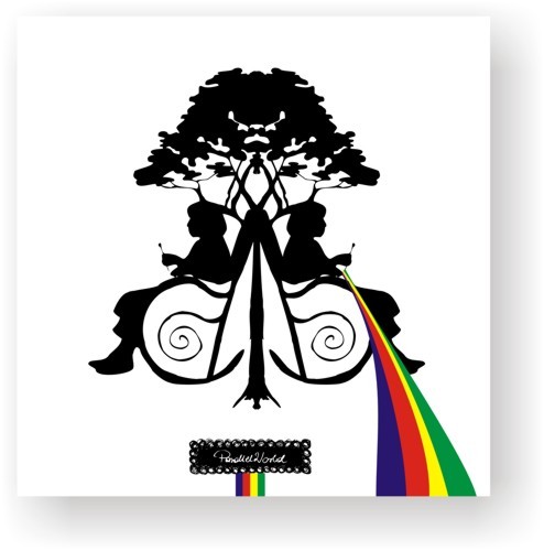 Tkanie Opowieści.. karteczka na życzenia Parallel World