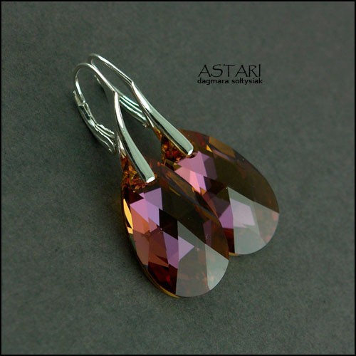 kryształ SWAROVSKI I SREBRO - CRYSTAL COPPER Astari