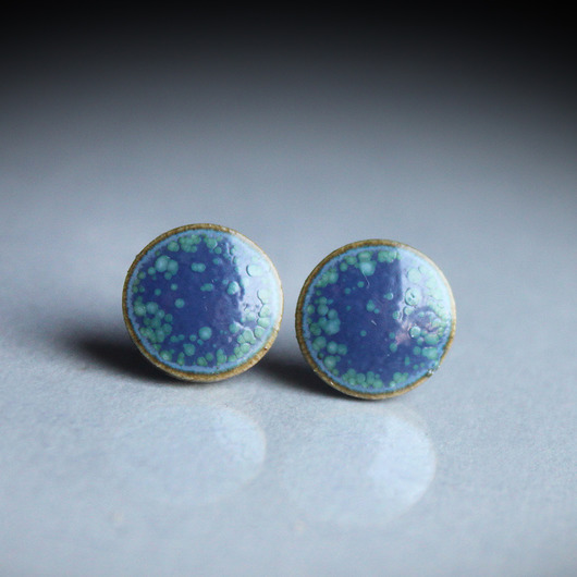 kolczyki ceramiczne Protozoa 11mm/stal chirurgiczna/