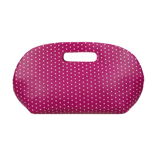 Torebka skórzana fuksja DOTTY marki Bolsa Bolsa