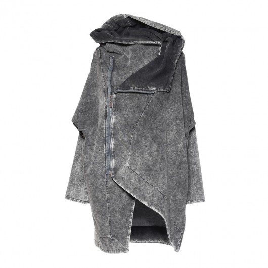 NUBEE - ASYMMETRY HOOD - denim black Nubee